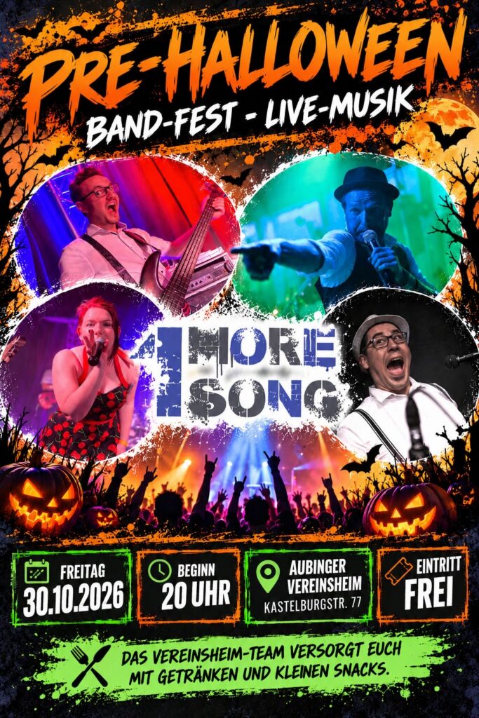 Plakat: Pre-Halloween Band-Fest